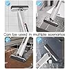 Portable Self-Squeeze Short Mop, Mini Lazy Hand Wash-Free Strong Absorbent Mop, Wet and Dry Use, Floor Cleaning System for Bathroom Kitchens Tableware Desktop Glass (1 Cotton Head + 1 Squeeze Handle)