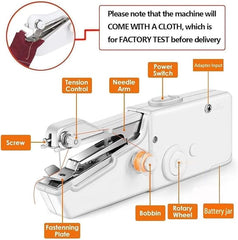 Handheld Sewing Machine,Mini Sewing Machine for Quick Stitching,Portable Sewing Machine Suitable for Home,Travel and DIY, Sewing Machine