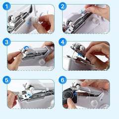 Handheld Sewing Machine,Mini Sewing Machine for Quick Stitching,Portable Sewing Machine Suitable for Home,Travel and DIY, Sewing Machine