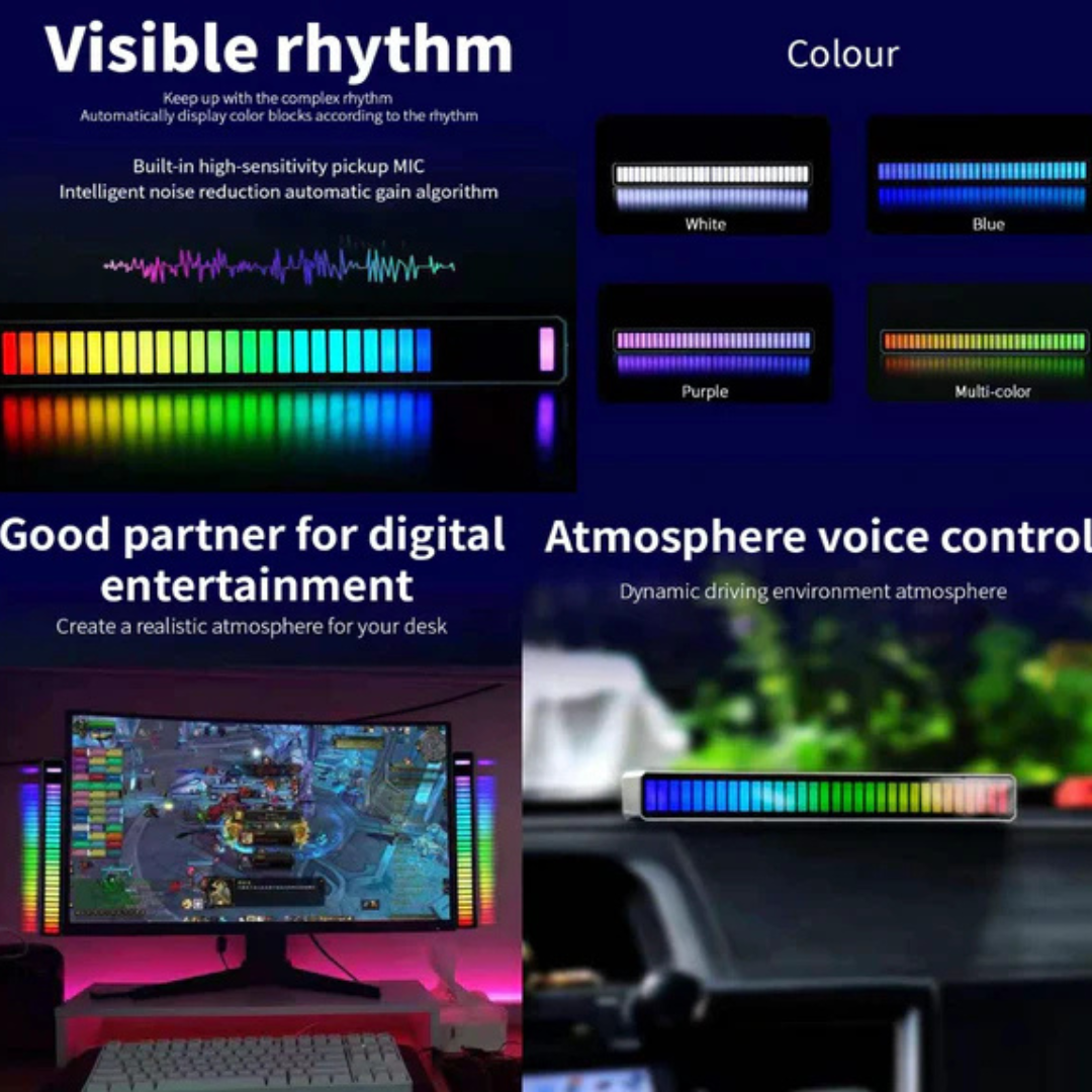 Eshopnix Smart RGB Rhythm Sound Bar