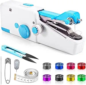 Handheld Sewing Machine,Mini Sewing Machine for Quick Stitching,Portable Sewing Machine Suitable for Home,Travel and DIY, Sewing Machine