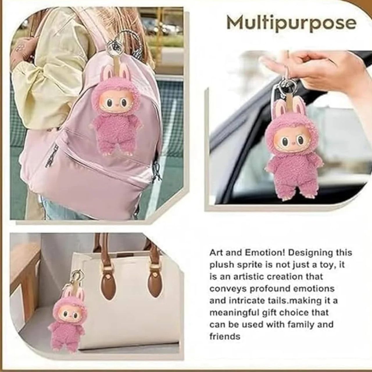 Eshopnix, Labubu, Labubu doll, K-Pop, Pop mart, Demon, Keychain, Labubu keychain