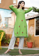 Premium Cotton  Kurti With Pant