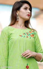 Premium Cotton  Kurti With Pant