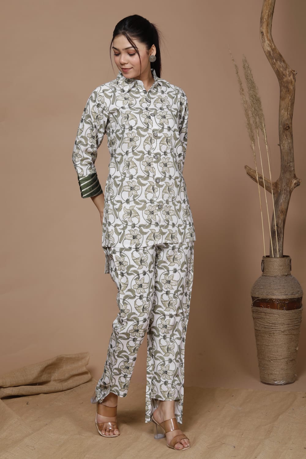 Floral Printed Rayon Co-Ord Set